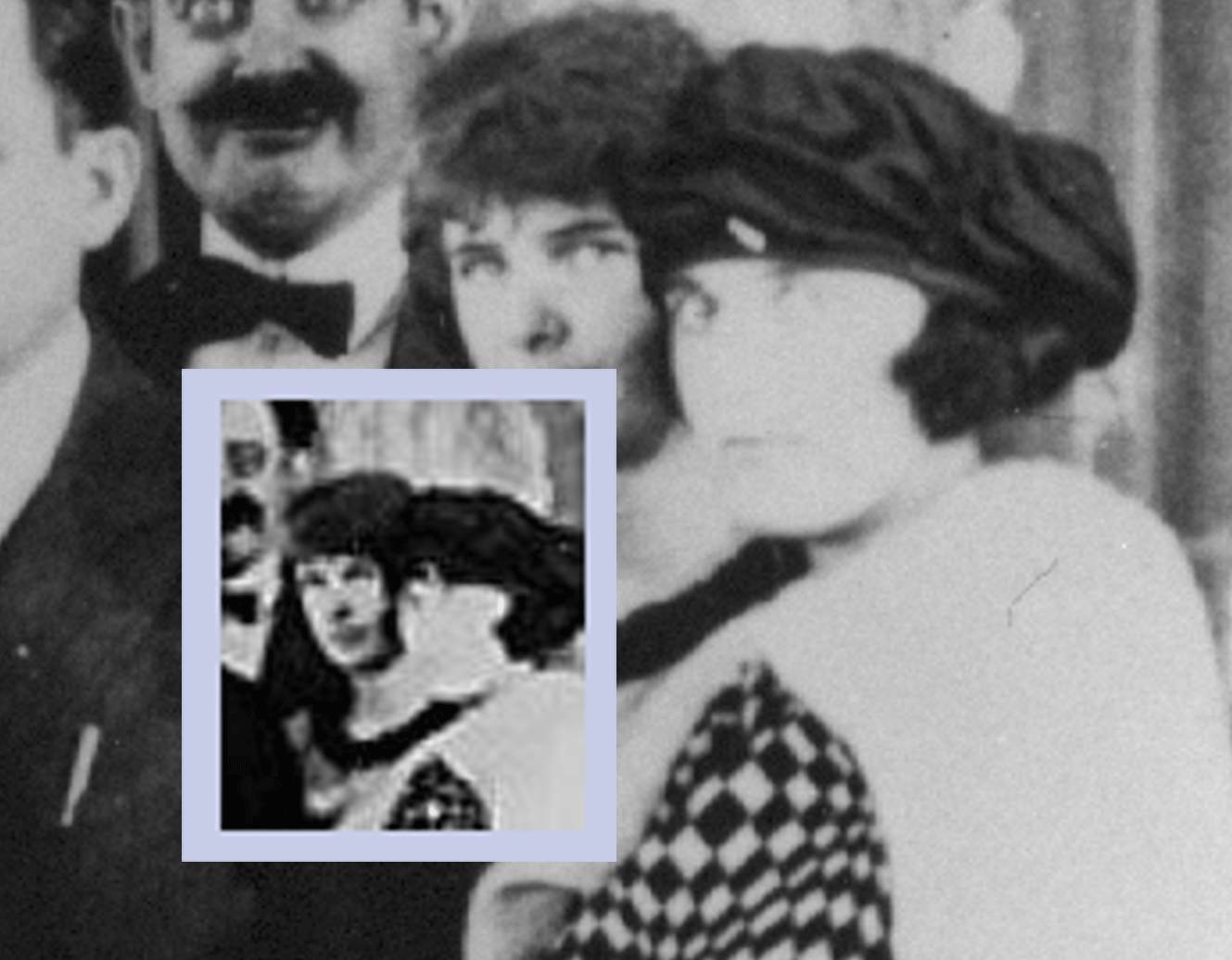 Marx Brothers Humor Risk group photo, 1921, close-up