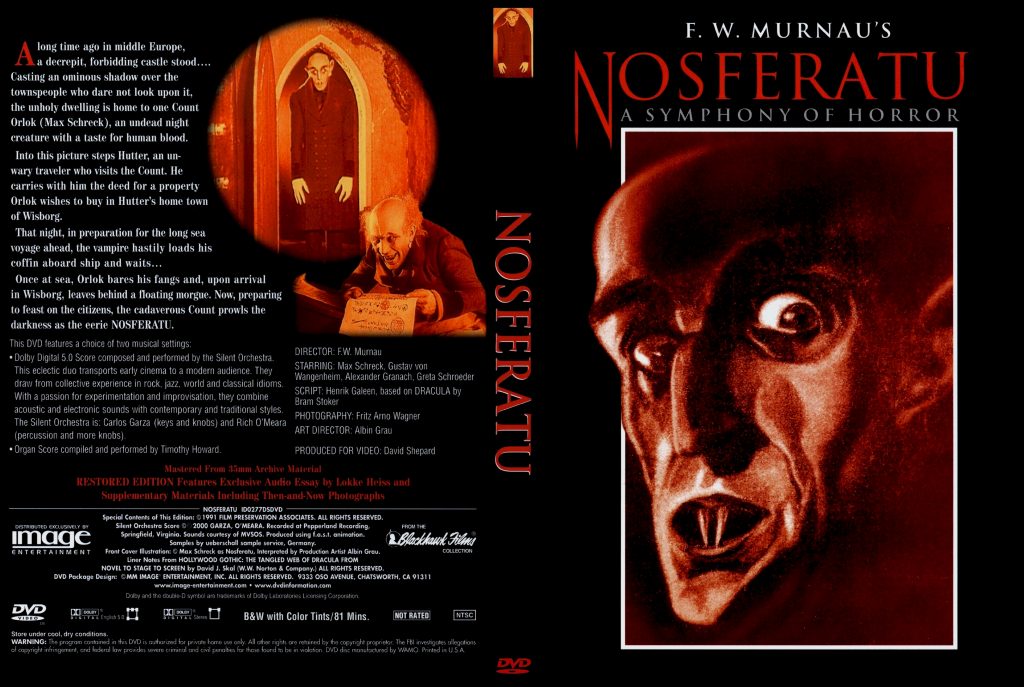 Nosferatu (1922) US Image DVD (2000)