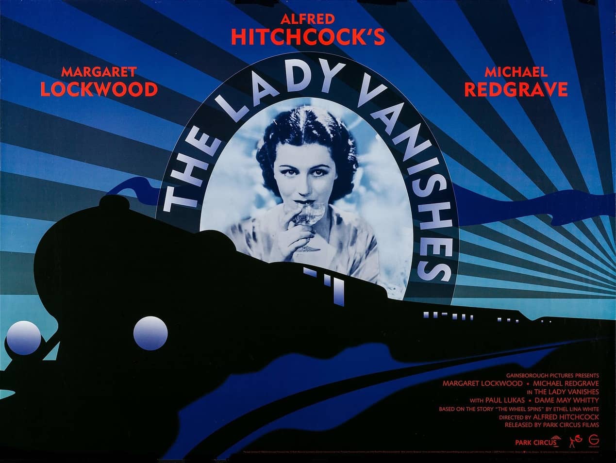 The Lady Vanishes (1938, dir. Alfred Hitchcock) UK 2008 re-release poster